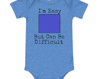 Blue Square Baby ein Stück