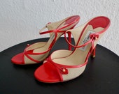 Jimmy Choo Red Strappy Sandals