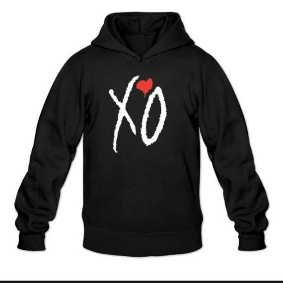 XO The Weeknd Heart Baseball Jacket Uniform Unisex Hoodie Fashion Sweater Coat