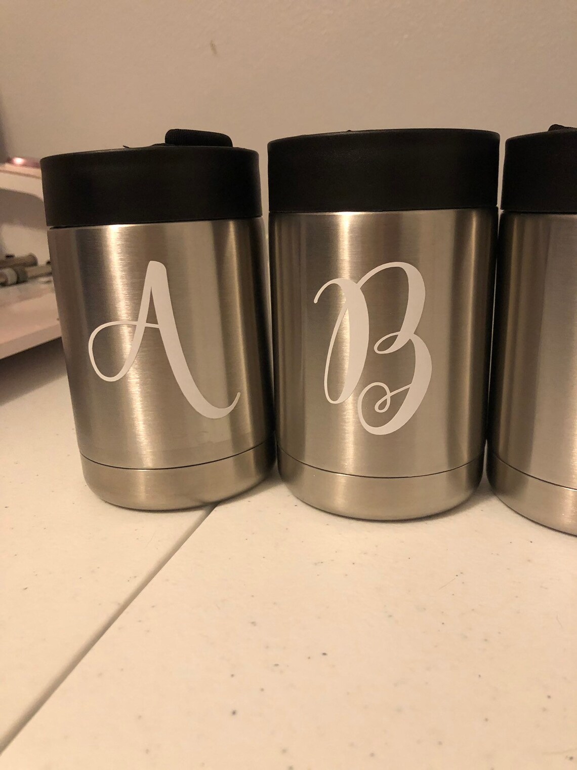 Personalized Stainless Steel Koozies Etsy