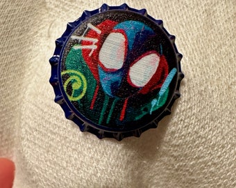 Miles Morales Bottle Cap Pin