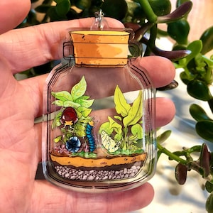 Terrarium Shaker Charm - Cute Bugs