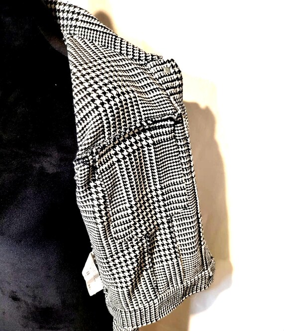 Forever 21 - Houndstooth - Cropped Jacket - Small - Euc