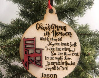 Christmas in Heaven Ornament