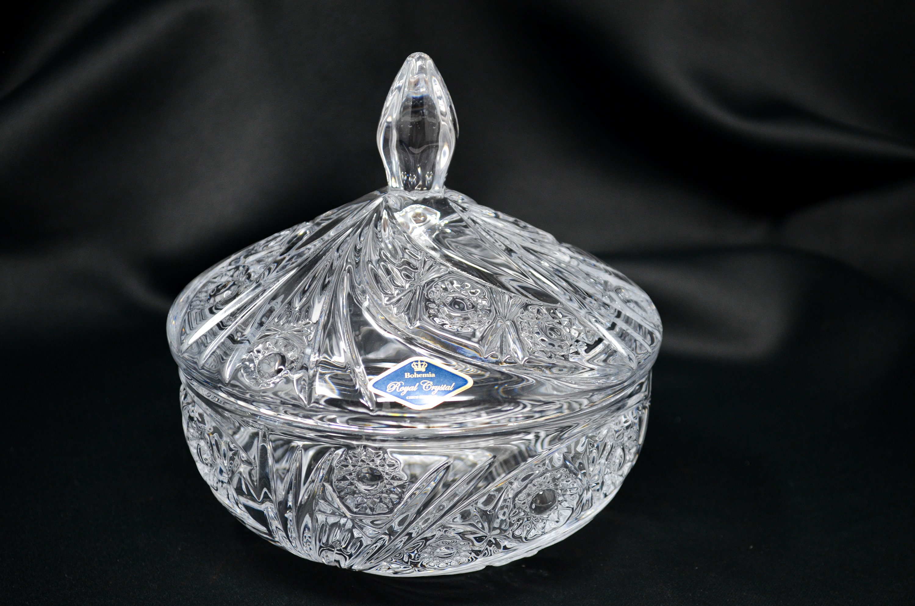 Crystal Sugar Bowl 5 1/2Home decor Serving Etsy