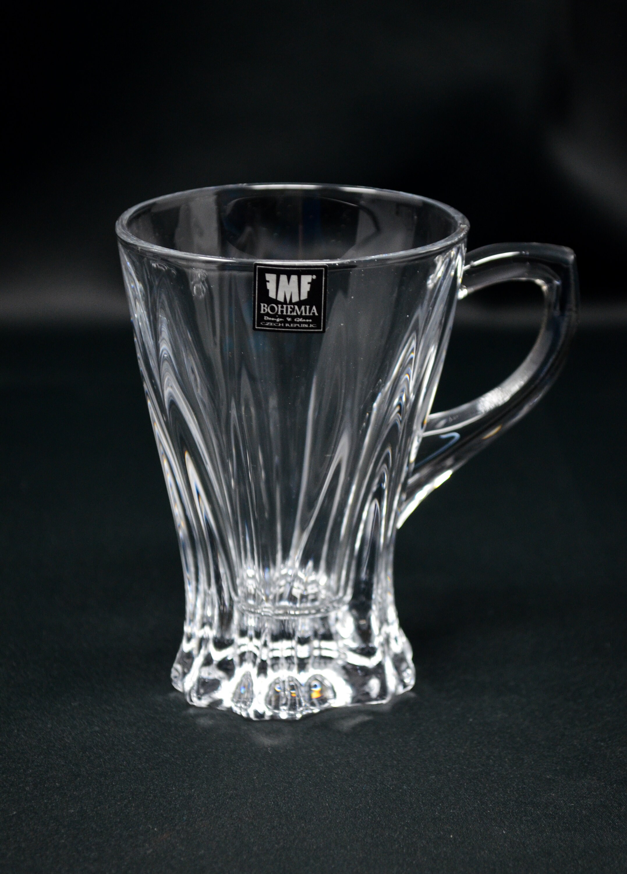 Crystal Glass Coffee Tea Set of 6 Cups Clear Crystal Glass Etsy Singapore