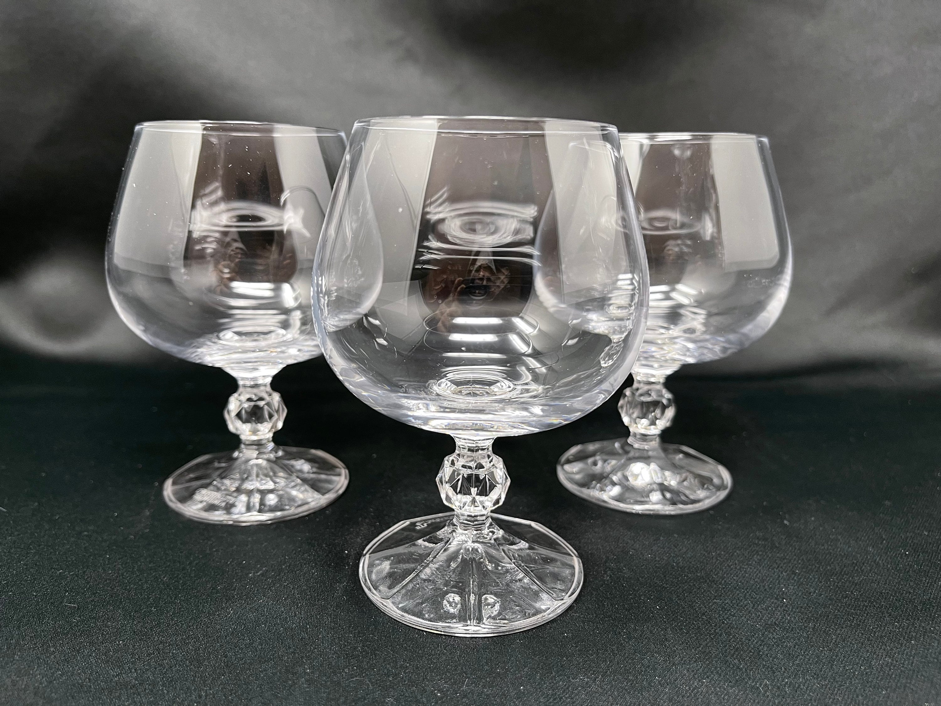 Snifter Cognac Brandy Set of 6 Crystal Glass 8oz/250ml Wine Etsy UK