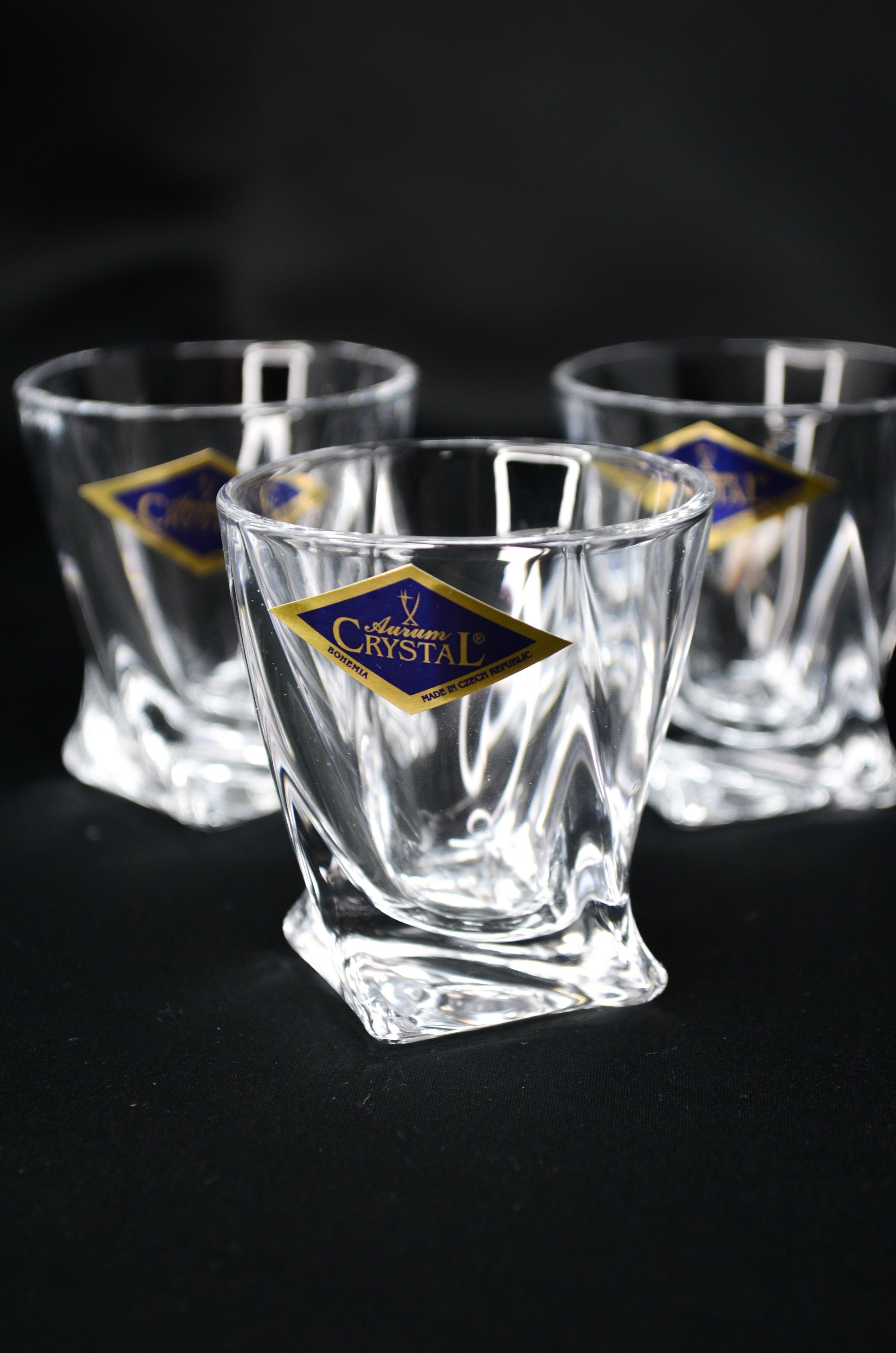 Shot Glasses set of 6 Vodka Liqueur Crystal Glass Set 2oz Etsy