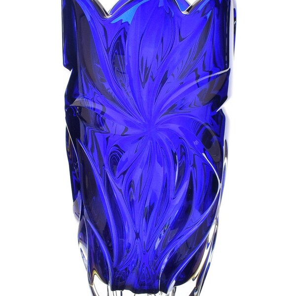 Dark Blue Bud Vase Etsy
