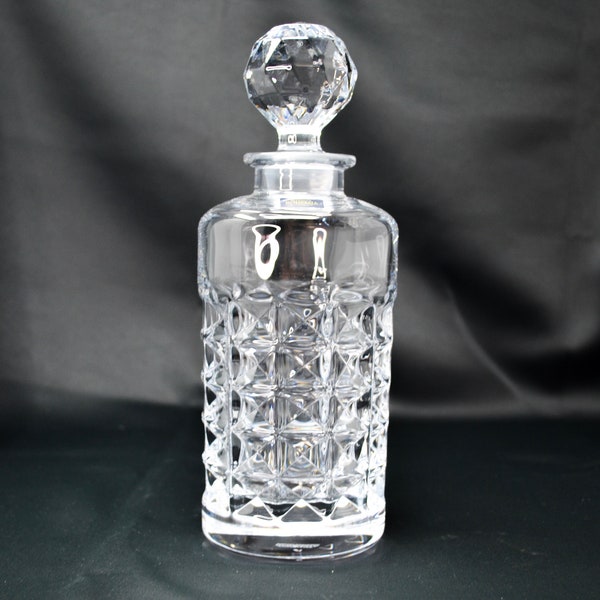 Whiskey Decanter, Crystal Glass Vodka Water Carafe 22oz / 650ml, Old Fashioned, Crystal Gift, Bohemia Czech Crystal Glass