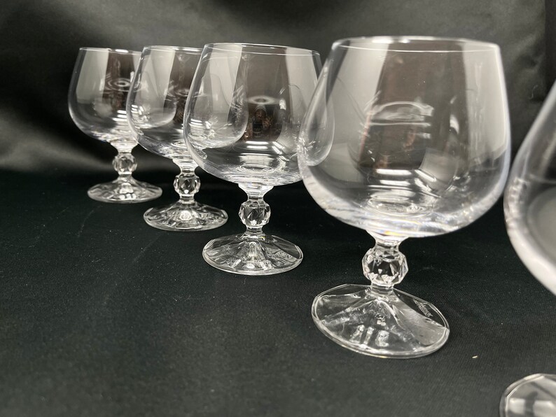Cognac Brandy Snifter set of 6 Crystal Glass 8oz/250ml Etsy