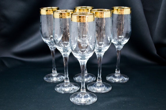 Champagne Flutes Set Of 6 7oz 200ml Silver Plated Anniversary Present Home Decor Wedding Gift Wine Glasses Home Living Barware Vadel Com