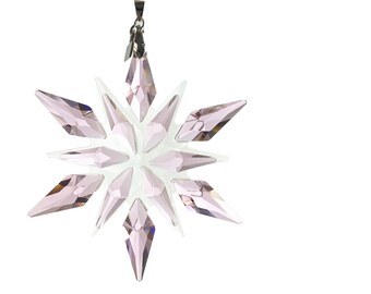 Sparkly Crystal Snowflake, Sun Catcher, Window Pendant Sun Catcher, Car Mirror Charm, Star Prism, Bohemia Crystal Gifts,Car & Home Decor