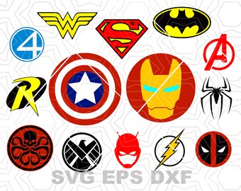 Marvel Heroes Logo Vector