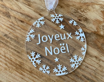 Boule de noel personnalisée