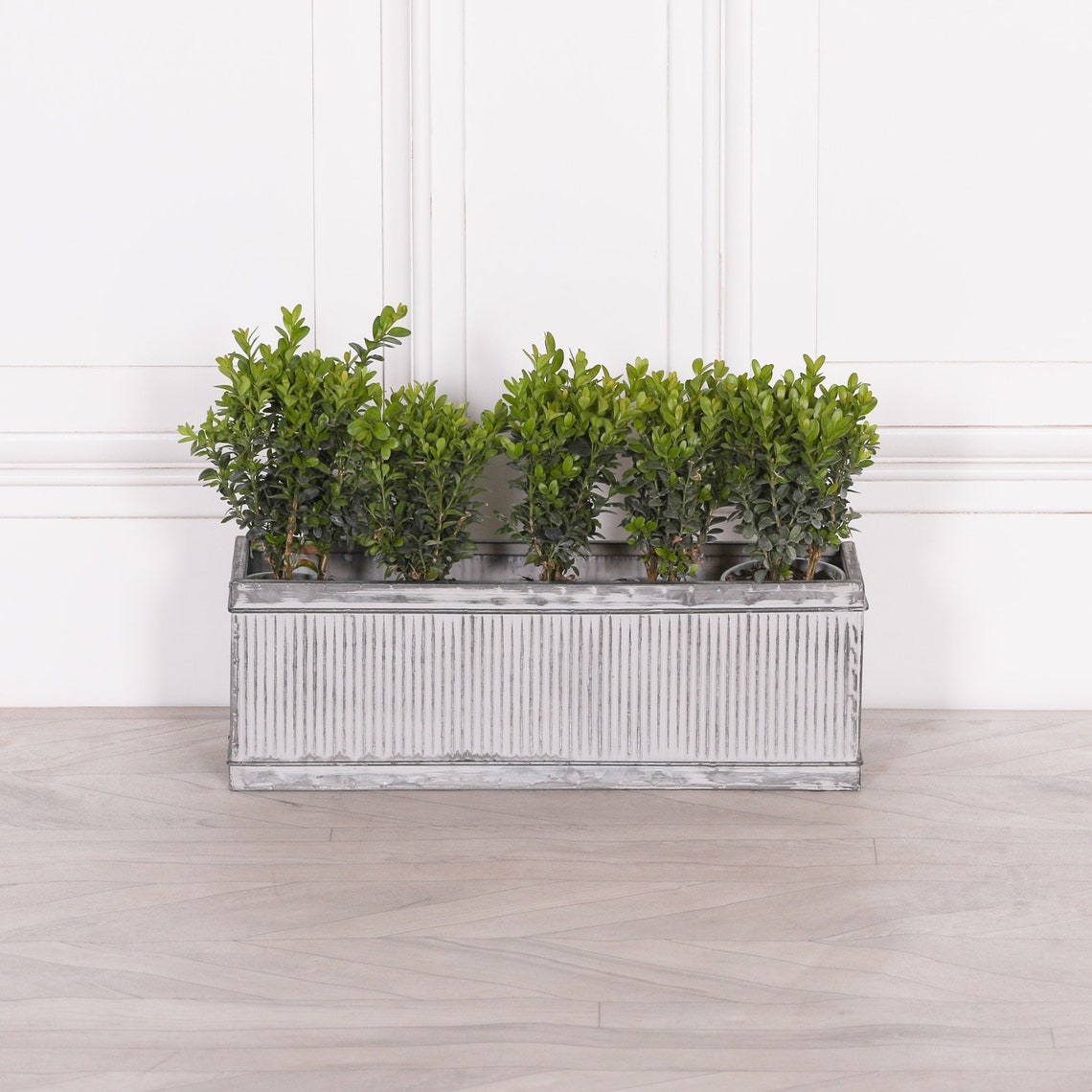 Galvanised Metal Window Box Planter Etsy