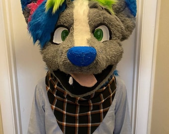 Custom Fabric Run Fursuit Bandana (One Pattern)