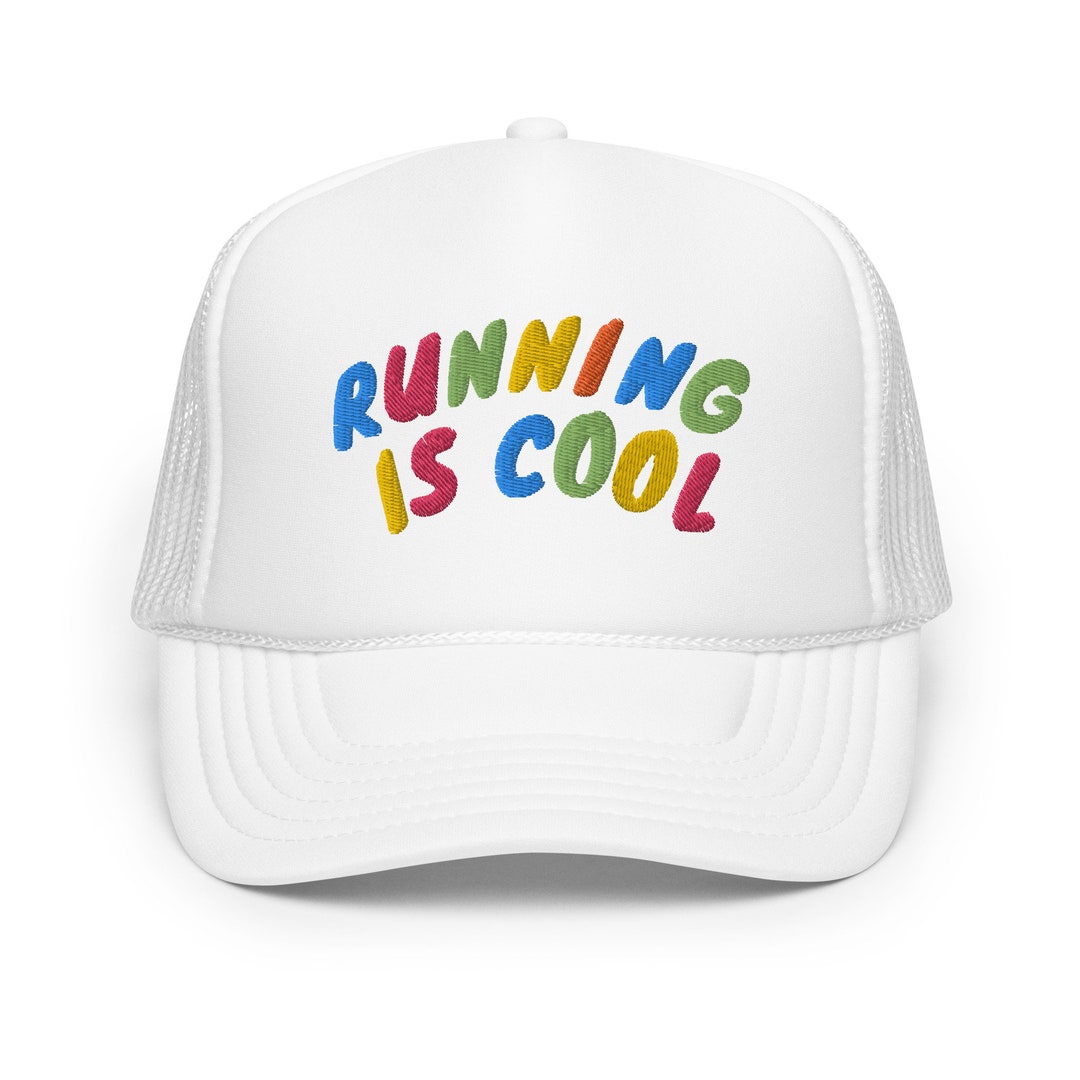 RUNNING IS COOL Trucker Hat - Etsy