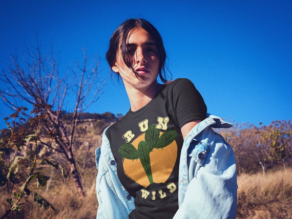 Run Wild Retro Graphic Tee Fun Run Track Club Etsy