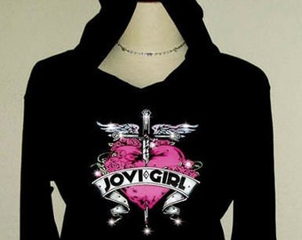 bon jovi pink hoodie