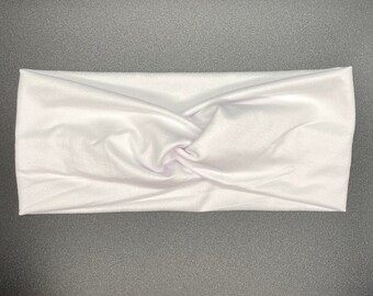 IJsbeer - Brede Tulband Twist Knot Hoofdband