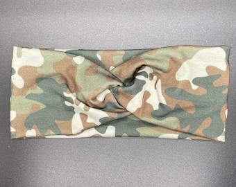 G.I. Jane - Wide Turban Twist Knot Headband