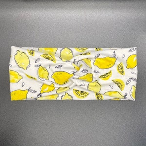 Lemonade - Wide Turban Twist Knot Headband