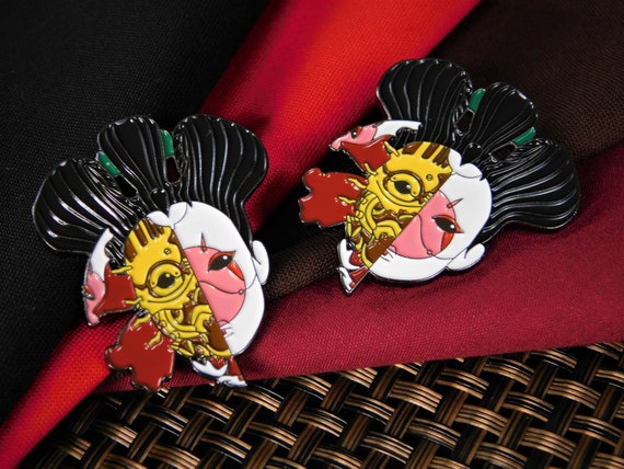 Ghost In The Shell Geisha Pin Etsy