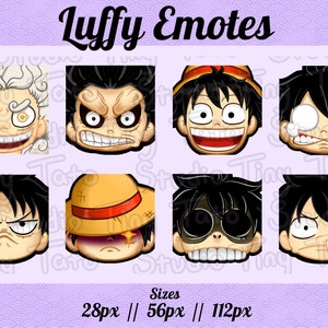 Luffy Emotes Static Set
