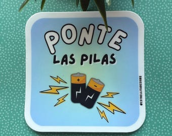 Adesivo Ponte Las Pilas - Adesivo Spanglish - Spagnolo - Calcomania en Espanol