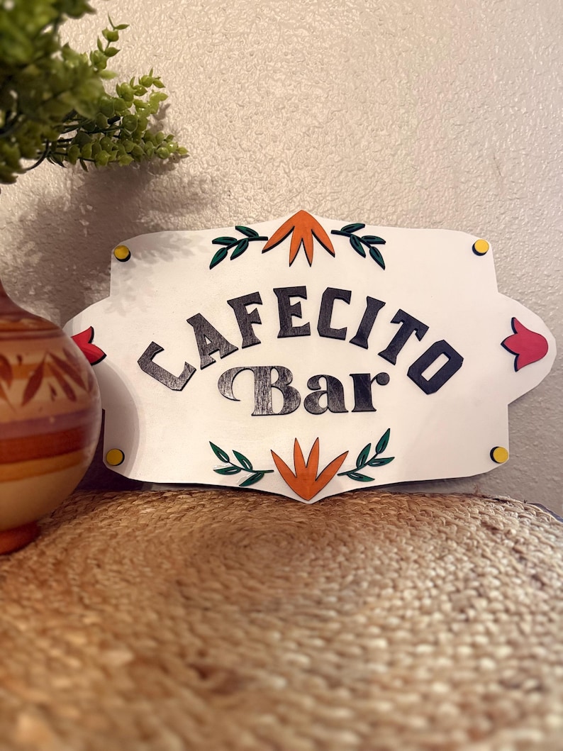 Cafecito Bar Sign image 3