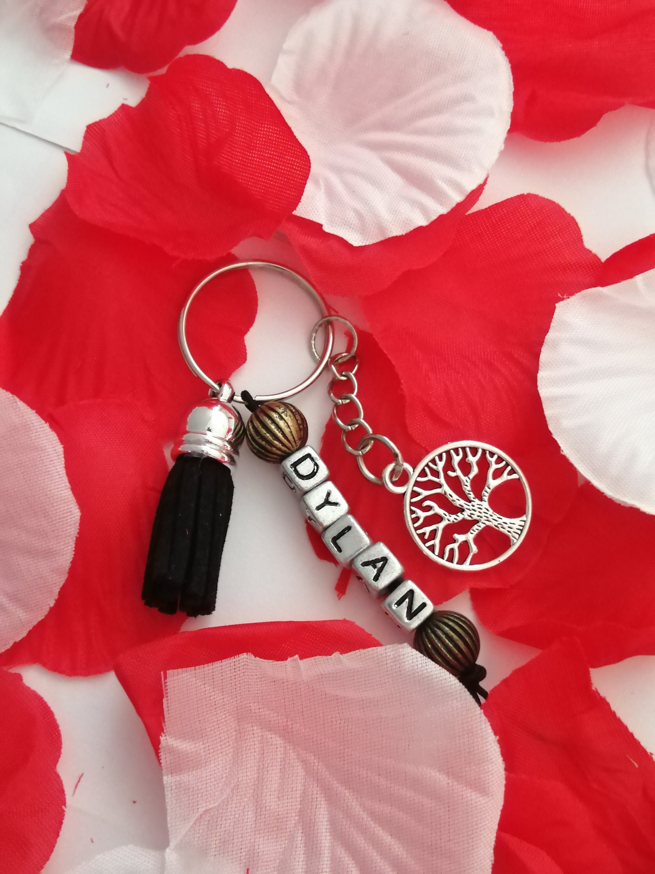 Idéal pour Saint Valentin Porte-clés jolie petite clef de son cœur 30 mm Lg 