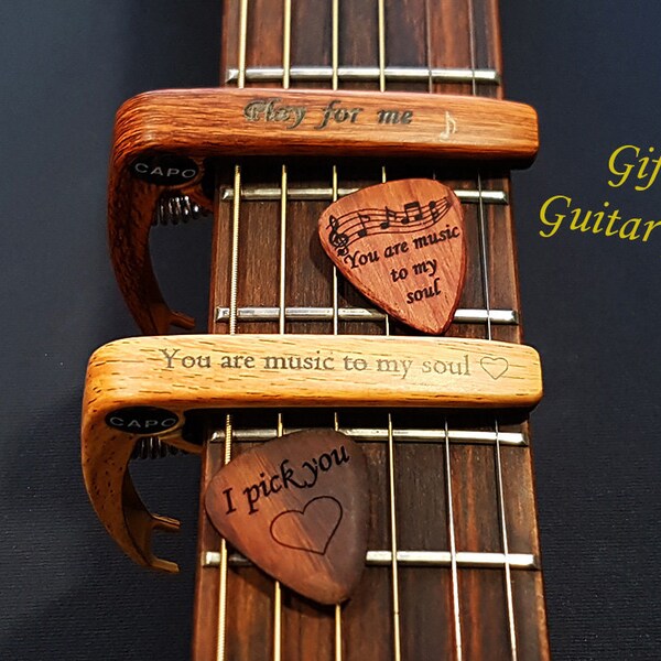 Personalised Guitar Capo, Guitar Player gift, Musician Gift, Ukelele Capo, Luxury Guitar Capo, Unique Gift For Guitar Player, Capotasto