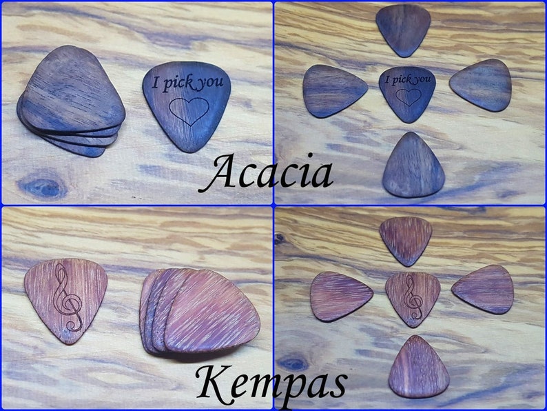 Gift for Mandolin Player, Pick for Mandolin, Mandolin Instrument, Handmade Wooden Mandolin Pick, Personalized Pick, Custom Wooden Pick image 8