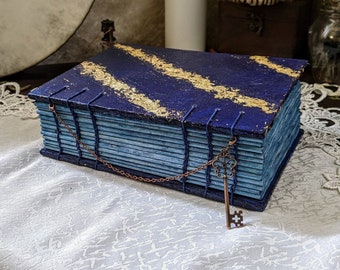 Lapis Lazuli Grimoire | Book of Shadows | Handmade Journal | Notebook | Journal