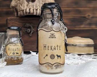 Hekate Offering Bottle | Hekate Spell | Hecate Goddess | Hekate Devotional | Hecate | Hekate | Deity Offering | Hecate Altar | Dark Goddess