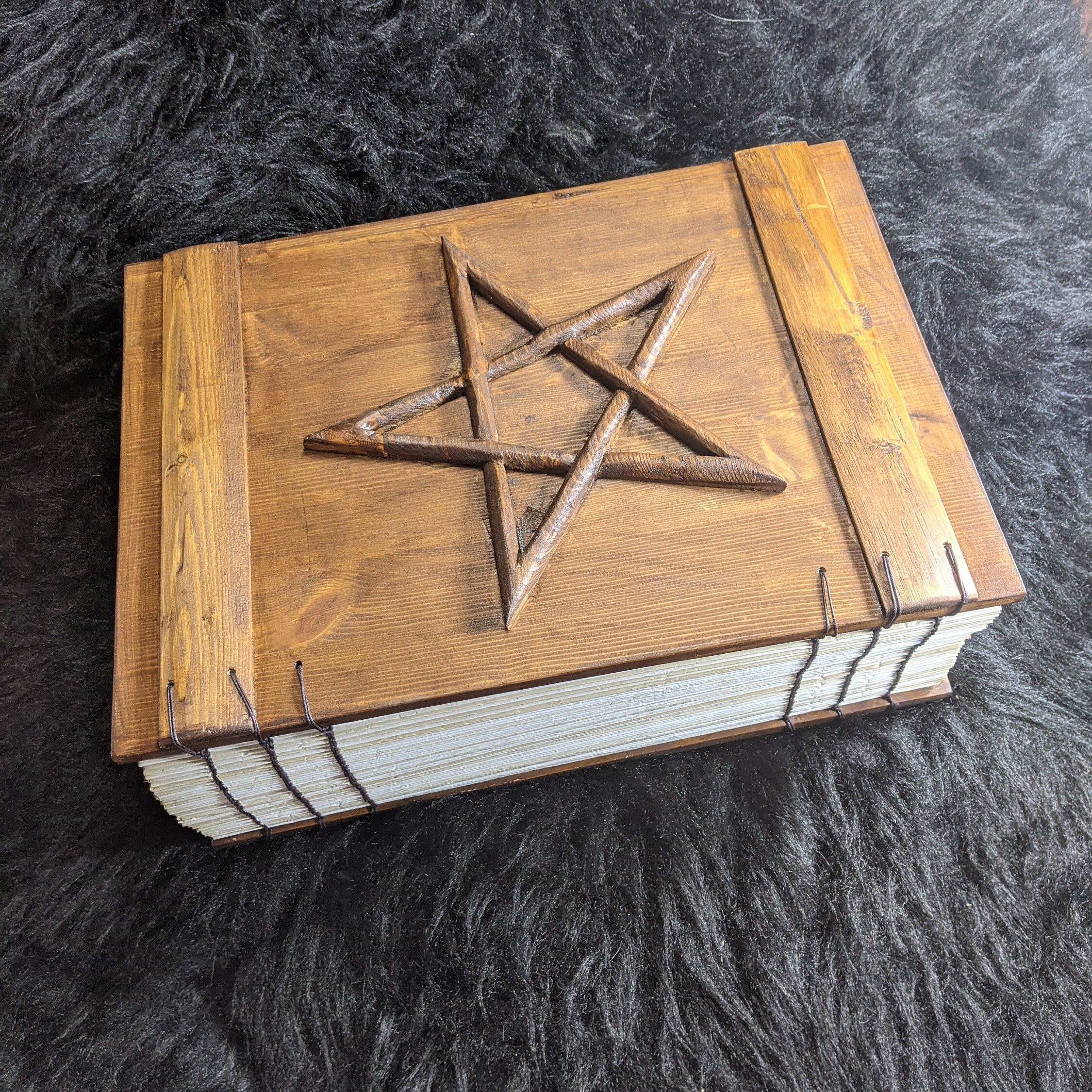 the-grand-grimoire-a3-aged-pentagram-grimore-book-of-etsy
