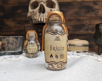 Brigid Offering Bottle | Brigid Spell | Brigid Goddess | Brigid Devotional | Deity Offering | Brigid Altar | Celtic Goddess | Pagan Gift