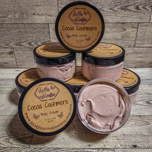 Cocoa Cashmere Scented Body Cream, Lotion, Body Butter, Shea Butter Cream
