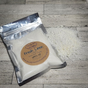 Laundry Soap Powder Sample Size, Fresh Linen Scented, Natural Chemical-Free Laundry Detergent