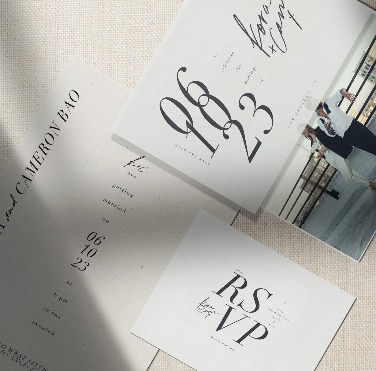 Modern Romantic wedding suite, save the dates and invitiations, Aesthetic save the dates, Modern simple save the dates and invitations,