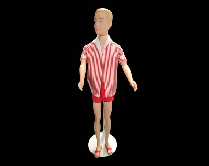 Mattel Blonde Ken Doll 1960 Vintage Ken Doll Number 750 Beach Ken With