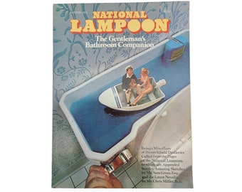 National Lampoon The Gentleman's Bathroom Companion, Winter 1975 adult humor vintage satire, parody magazine.