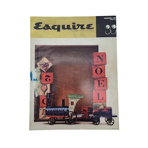 Esquire, The Magazine for Men, December 1957, vintage magazine, Advertising, Men's Fashion, Articles, men's interest magazine.