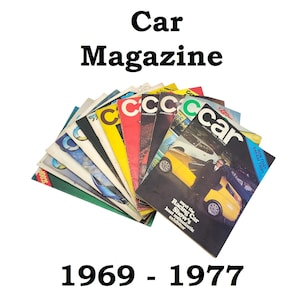 Choice of vintage Car magazines from 1969 - 1977. Automotive history, articles, ads, reference and images.