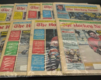 Choose from 1984 issues of The Hockey News Add some hockey history to your collection.