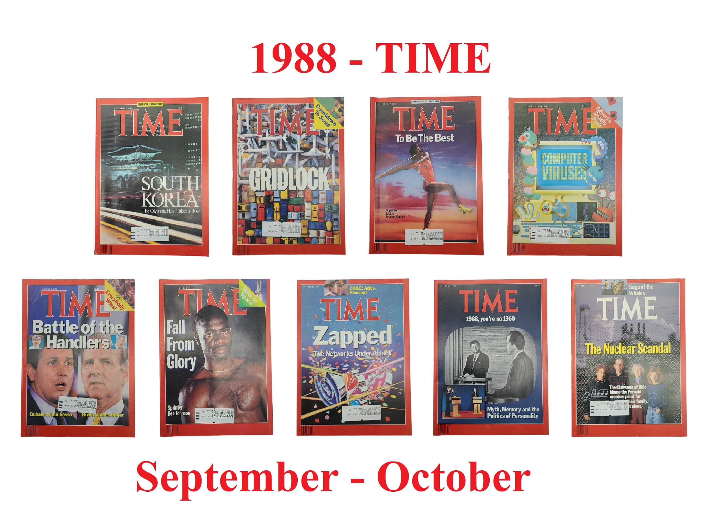 Choice of TIME Magazine – 1988 Sep-oct, South Korea, Gridlock