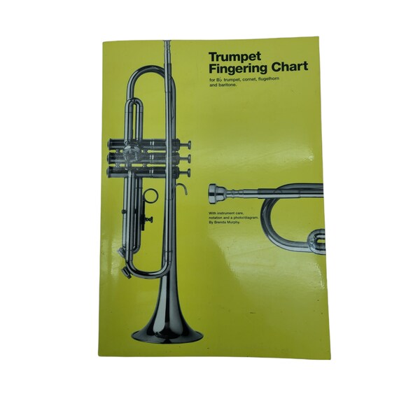 Trumpet Fingering Chart for Trumpet Flugelhorn and Etsy