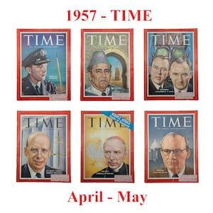 Choice of TIME Magazine – 1957 Apr-May, American Military, Morocco, Engineering, Attorney General, Poland, Africa, Politics, Religion