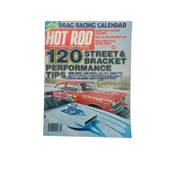Hot Rod Magazine, January 1977, 120 Street & Bracket Performance Tips, Drag  Racing, Chevy II, Repro Parts, Vintage Cars - Etsy